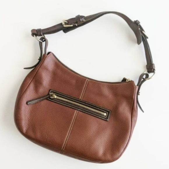 Dooney & Bourke Genuine Leather Shoulder Hobo Bag - Picture 6 of 8